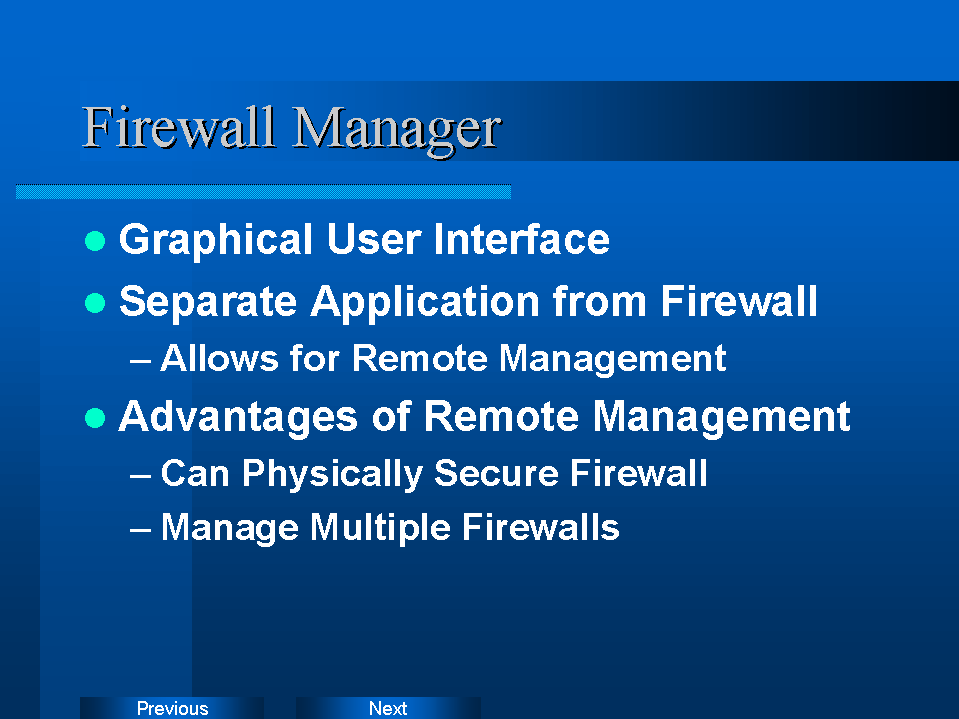 Firewall Manager