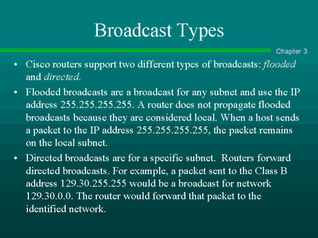 Broadcast Types