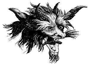 head of a werewolf