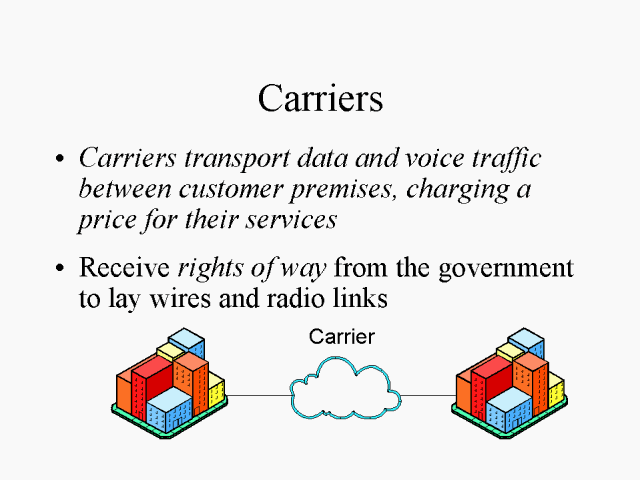 Carriers