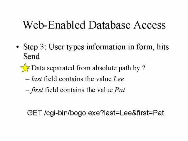 Web-Enabled Database Access